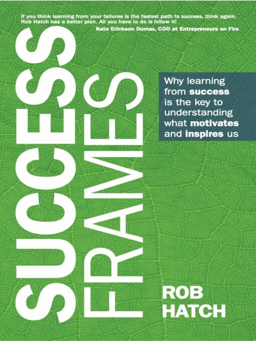 Title details for Success Frames by Rob Hatch - Available